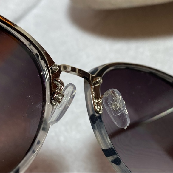 LAUNDRY BY DESIGN Sunglasses NWT women’s  MIRRORED SILVER TONE METAL - Picture 10 of 16